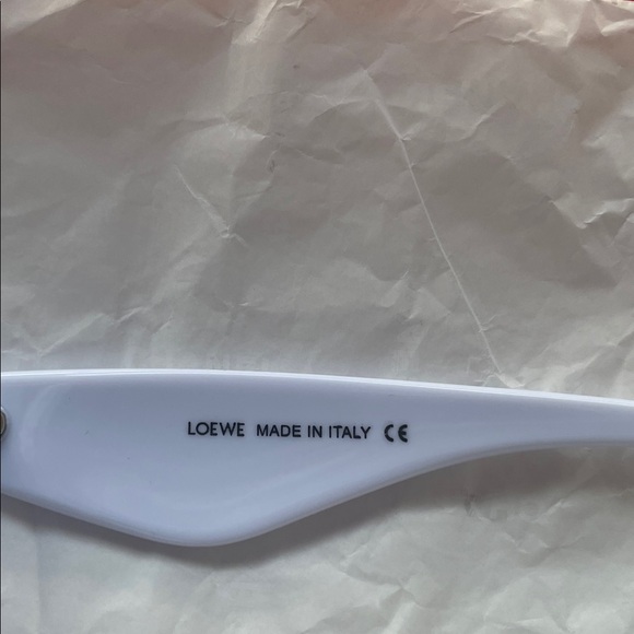 white Sunglasses with Dark Lenses - Picture 3 of 6